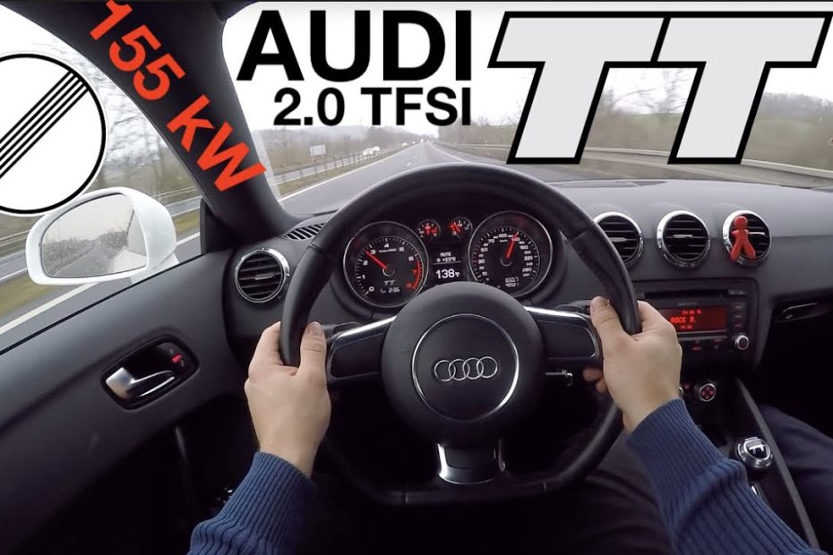 Audi TT 2.0 TFSI 155 kW POV Test Drive + Acceleration 0-200 km/h