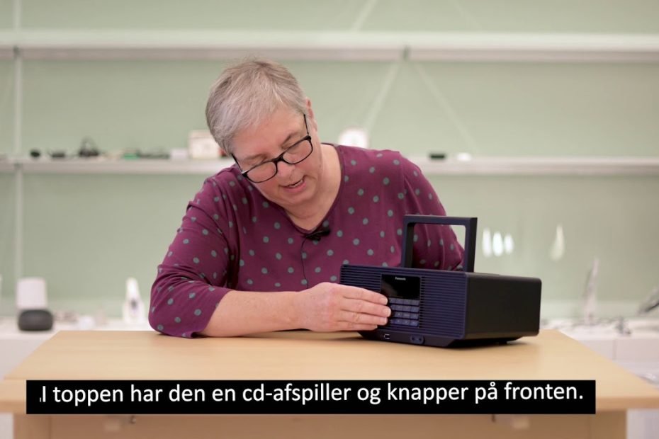 Ugens hjælpemiddel: Panasonic radio med CD-afspiller