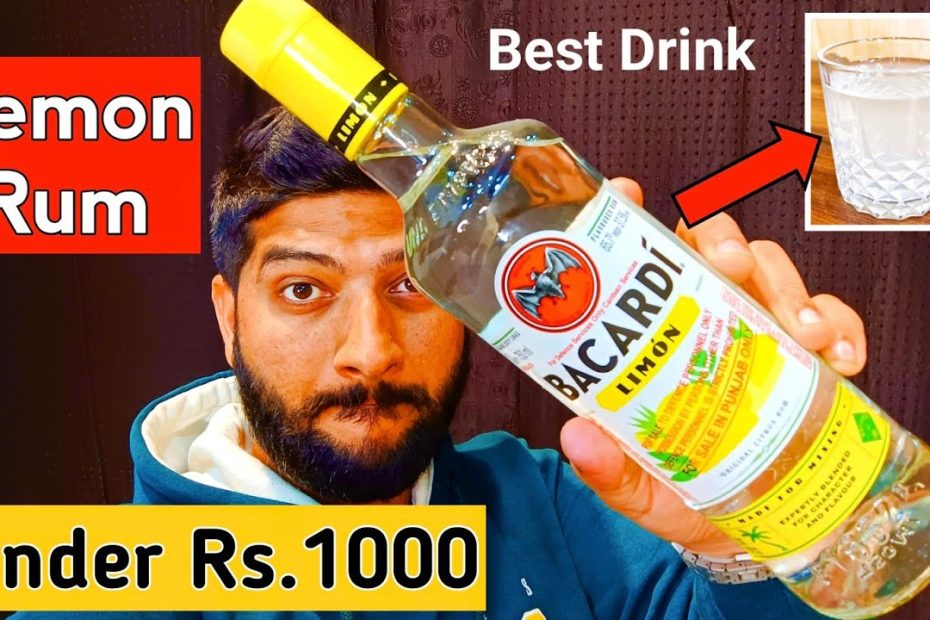 Bacardi limon Rum | How to Drink Bacardi Rum | Rum Under 1000 | The Whiskeypedia