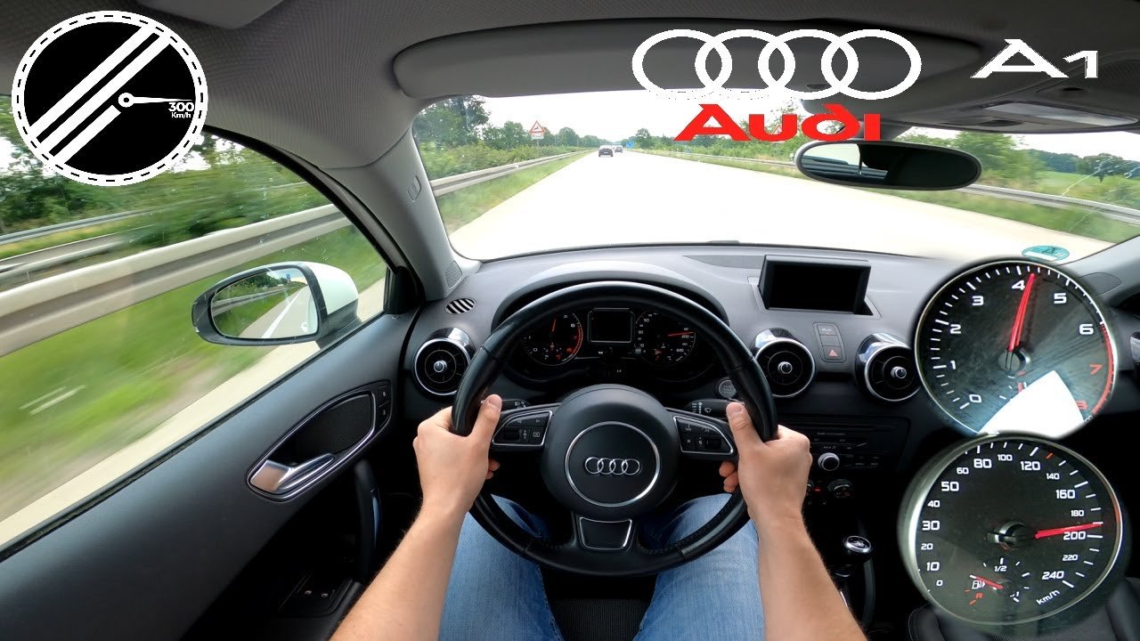 Audi A1 8X 1.2 TFSI 86 PS Top Speed Drive On German Autobahn With No Speed Limit Audi A1 8X 1.2 TFSI 86 PS Top Speed Drive On German Autobahn With No Speed Limit