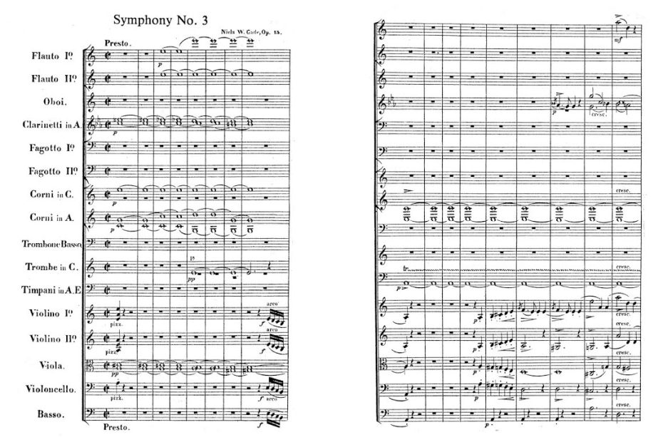 Niels Gade – Symphony No.3, in A minor