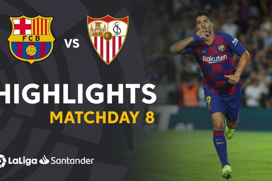 Highlights FC Barcelona vs Sevilla FC (4-0)
