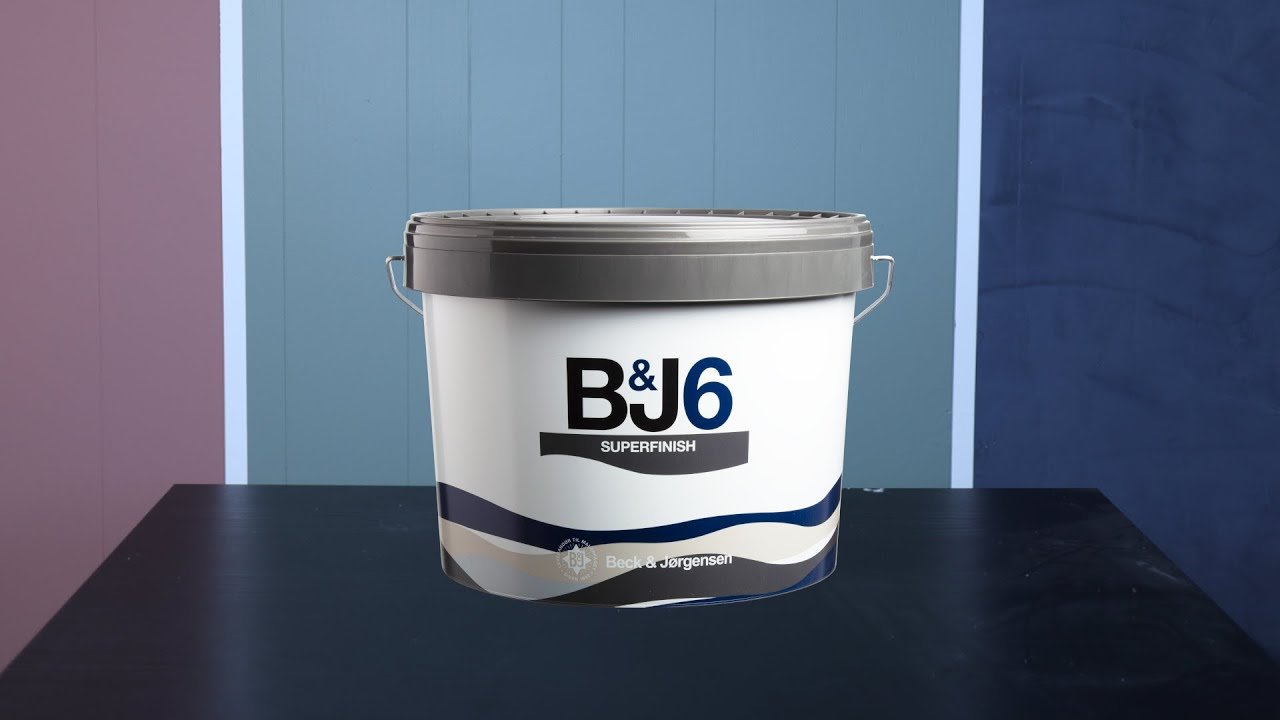 Beck & Jørgensen - B&J 6, Vægmaling Beck & Jørgensen - B&J 6, Vægmaling