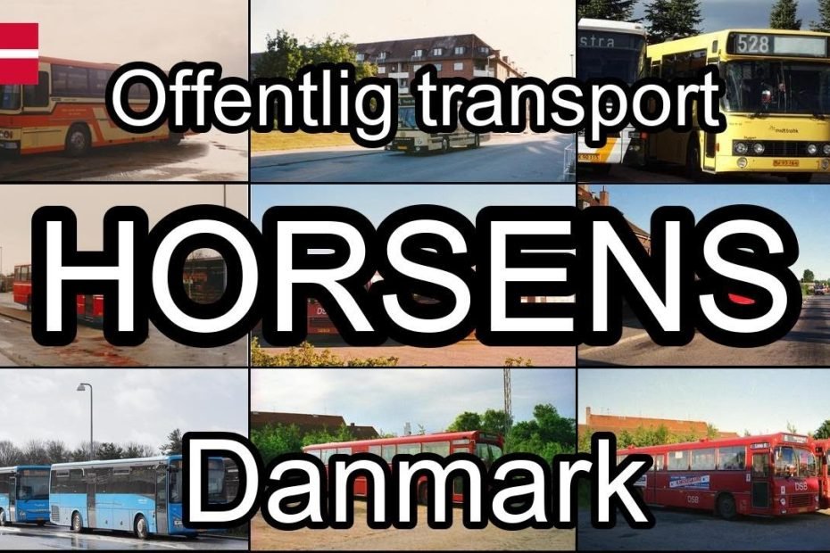 Horsens, Danmark. Offentlig transport