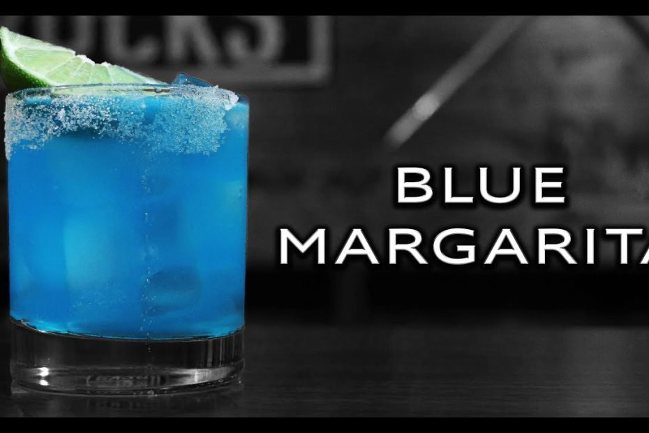 Easy Blue Margarita Recipe | Blue Curacao Cocktails | Booze On The Rocks