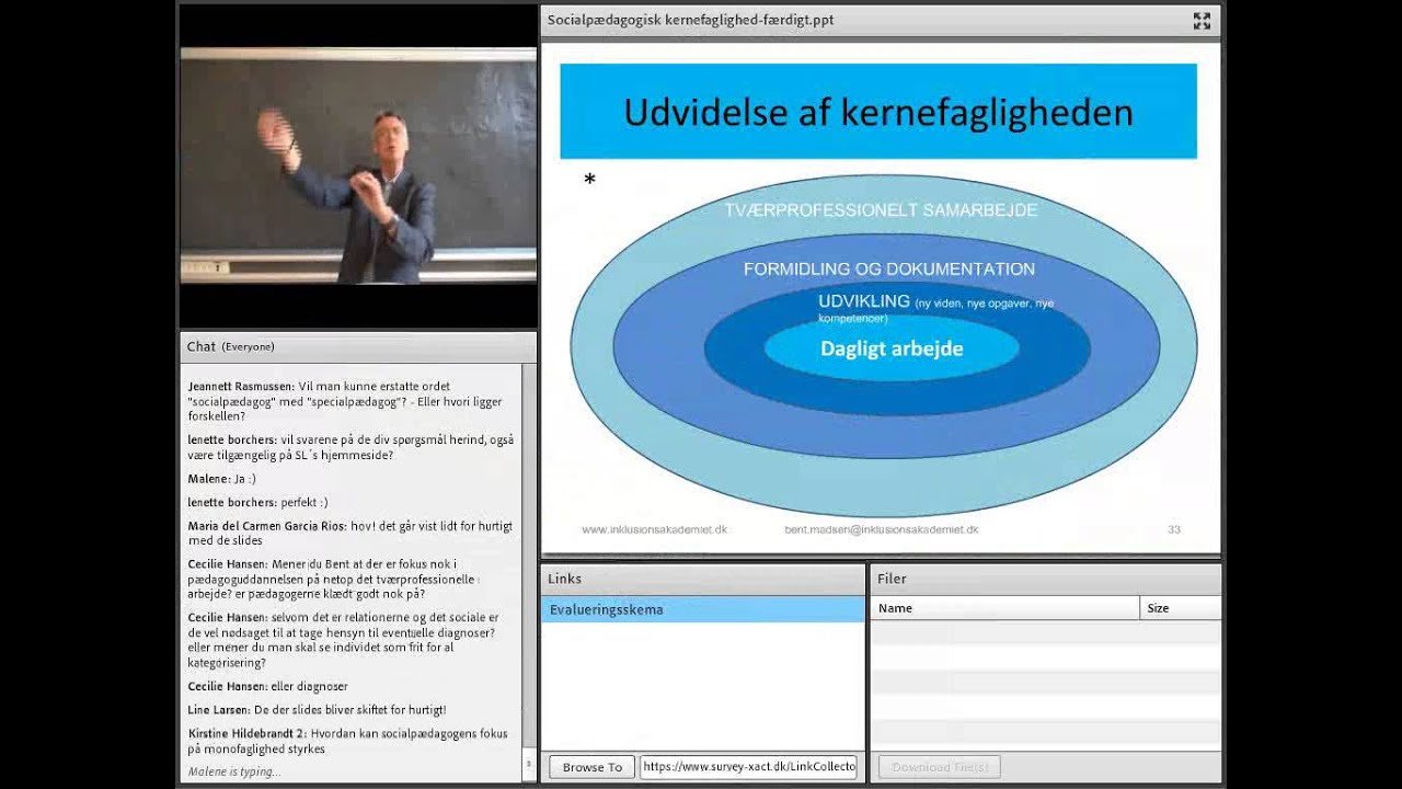 Webseminar: Socialpædagogisk kernefaglighed, Bent Madsen (cand. pæd. pæd.) Webseminar: Socialpædagogisk kernefaglighed, Bent Madsen (cand. pæd. pæd.)
