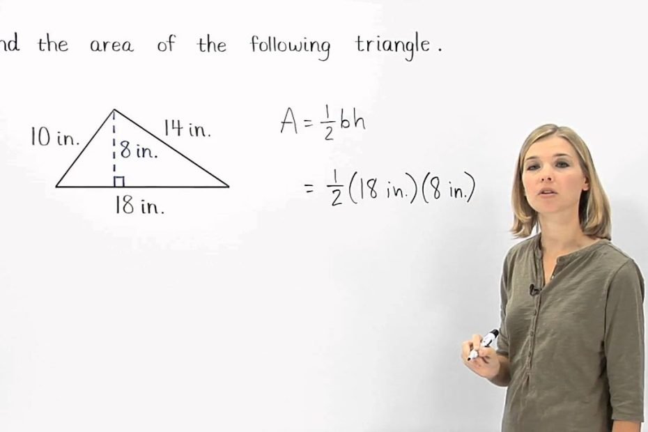 Area of a Triangle | MathHelp.com