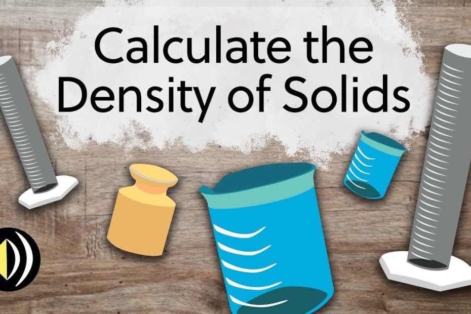 How to Calculate Density of a Solid Object | Real Example