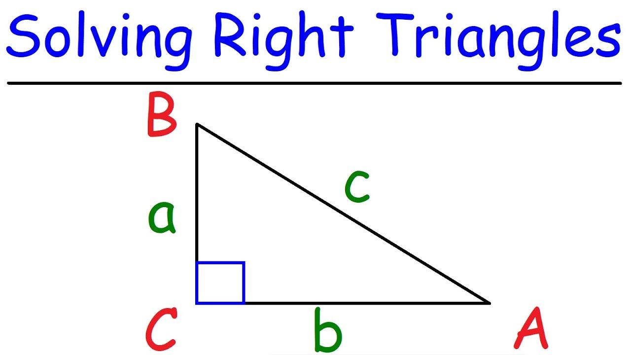 Trigonometry - How To Solve Right Triangles Trigonometry - How To Solve Right Triangles