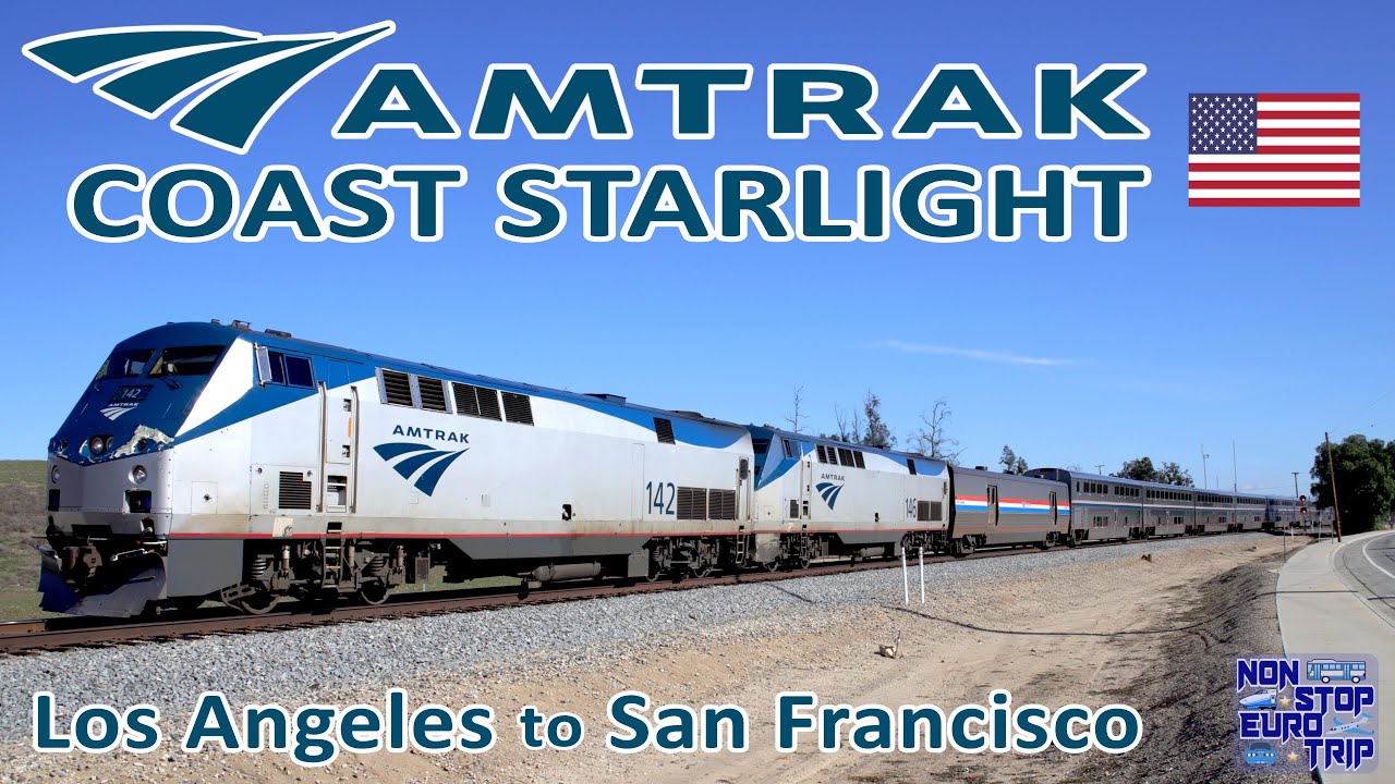 Is this Amtrak's MOST SCENIC route? / Coast Starlight from LA to San Francisco