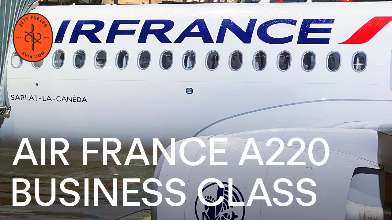 Air France NEW-ish A220-300 - BUSINESS CLASS - Copenhagen (CPH) to Paris (CDG) | TRIP REPORT