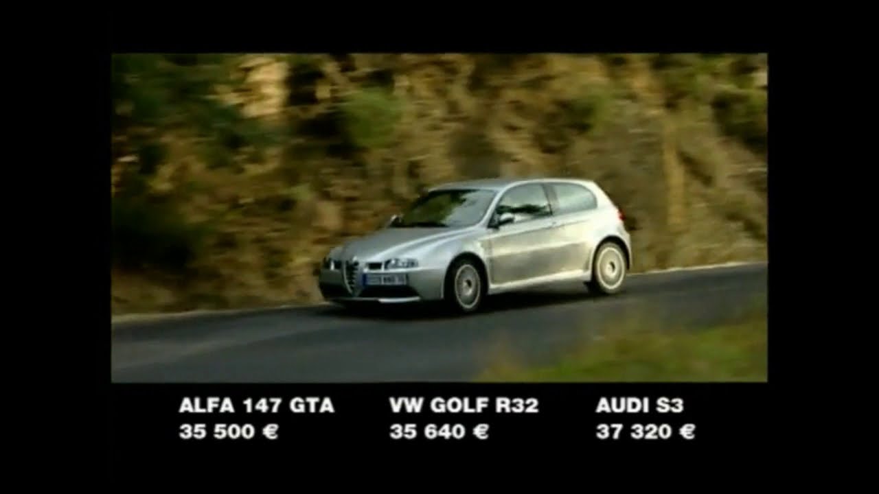 Alfa Romeo 147 GTA vs VW Golf 4 R32