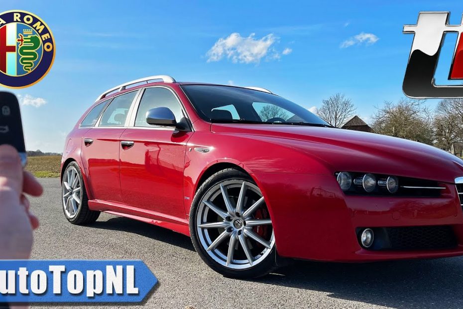 Alfa Romeo 159 SW 3.2 V6 REVIEW on AUTOBAHN [NO SPEED LIMIT] by AutoTopNL