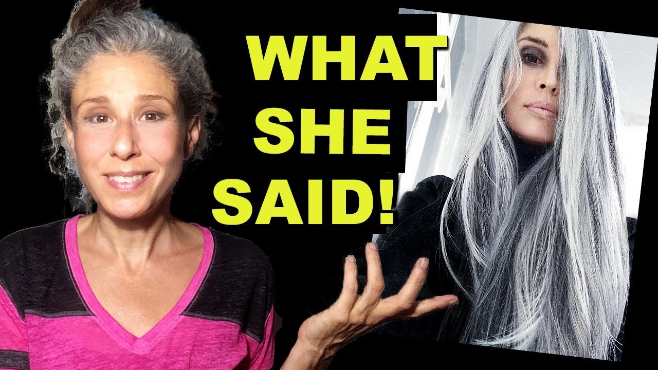 Annika von Holdt / The Email Message She Sent Me - Grey Hair Transition