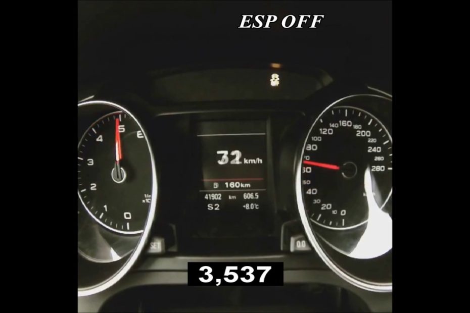 Audi A5 Sportback 2.0 TFSI quattro 211 Hp automatic 0-160 km/h acceleration/разгон