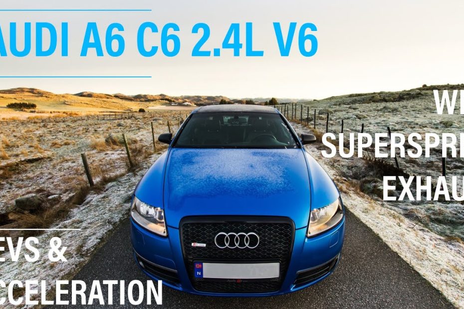 AUDI A6 C6 S-LINE | NA 2.4L V6 | WITH SUPERSPRINT EXHAUST (REVS & ACCELERATION)
