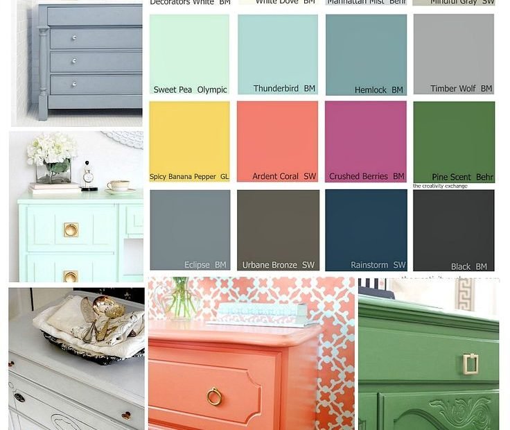 16 Of The Best Paint Colors For Painting Furniture | Painted Furniture  Colors, Colorful Furniture, Redo Furniture