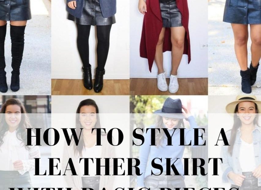 How To Style A Leather Skirt In 2021 (10 Outfit Ideas) | Ways Of Style