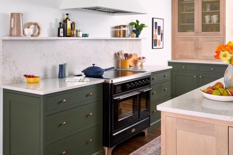 Tour A Traditional Green Kitchen With Two-Tone Cabinets | Hgtv