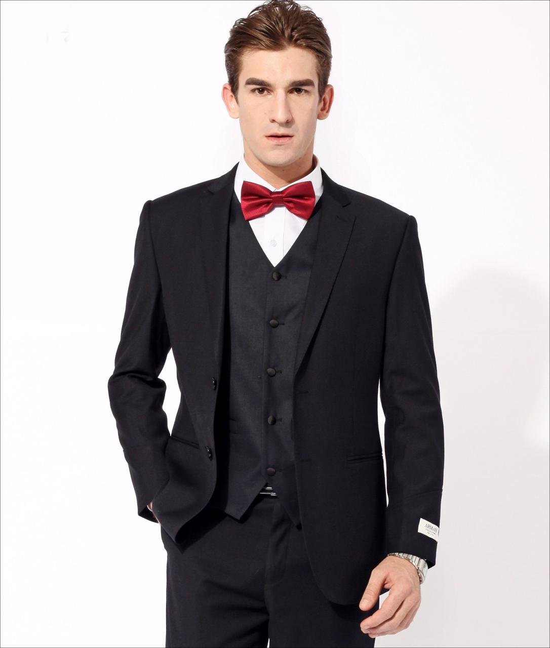 man in black suit with red bow tie in 2023 | Tuxedo for men, Red prom suit, Black suit red tie Man In Black Suit With Red Bow Tie In 2023 | Tuxedo For Men, Red Prom Suit, Black Suit Red Tie