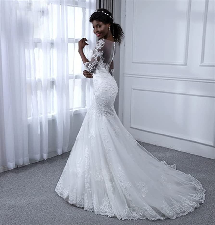 Amazon.Com: Vestido De Novia De Gasa De Moda, Se Puede Personalizar Con  Glúteos, Ropa Simple, Iglesia, Césped, Boda, 20 W, Color Blanco : Ropa,  Zapatos Y Joyería
