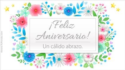 Tarjetas de aniversario, postales para aniversarios, feliz aniversario Tarjetas De Aniversario, Postales Para Aniversarios, Feliz Aniversario