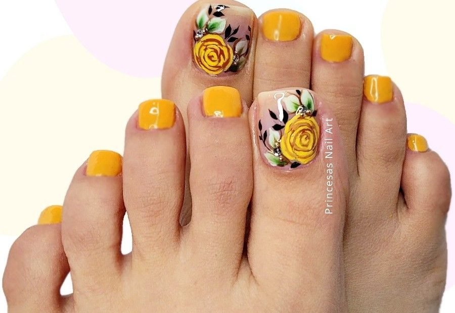Pin En Uñas Pies