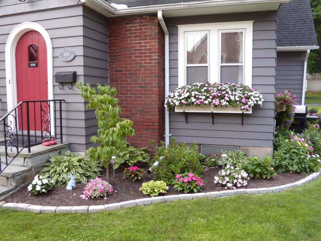 Show us your flower beds! | Garden front of house, House landscape, Home garden design Show Us Your Flower Beds! | Garden Front Of House, House Landscape, Home Garden Design