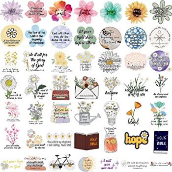 100Pcs Jesus Christian Stickers, Religious Bible Laptop Faith Stickers,  Cross Wisdom Words Stickers For Water Bottles, Christian Easter Gifts For  Kids Men And Women : Amazon.In: Office Products