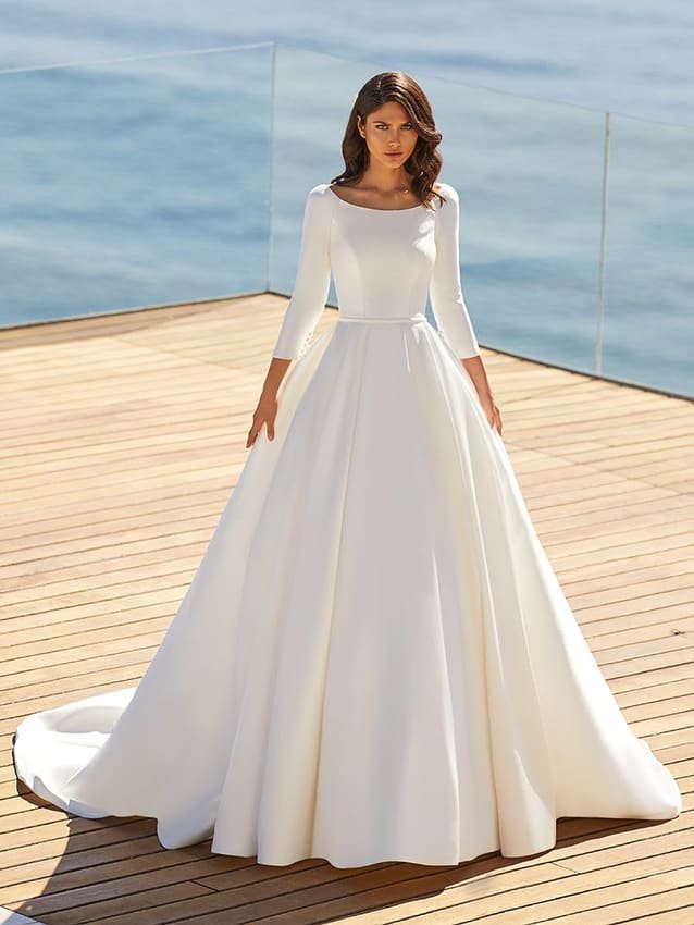Vestidos de novia sencillos para bodas religiosas - Foto 1 Vestidos De Novia Sencillos Para Bodas Religiosas - Foto 1