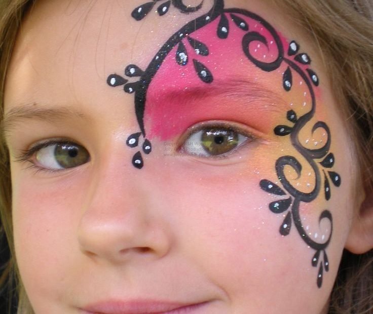 Пин На Доске Girl'S Face Painting