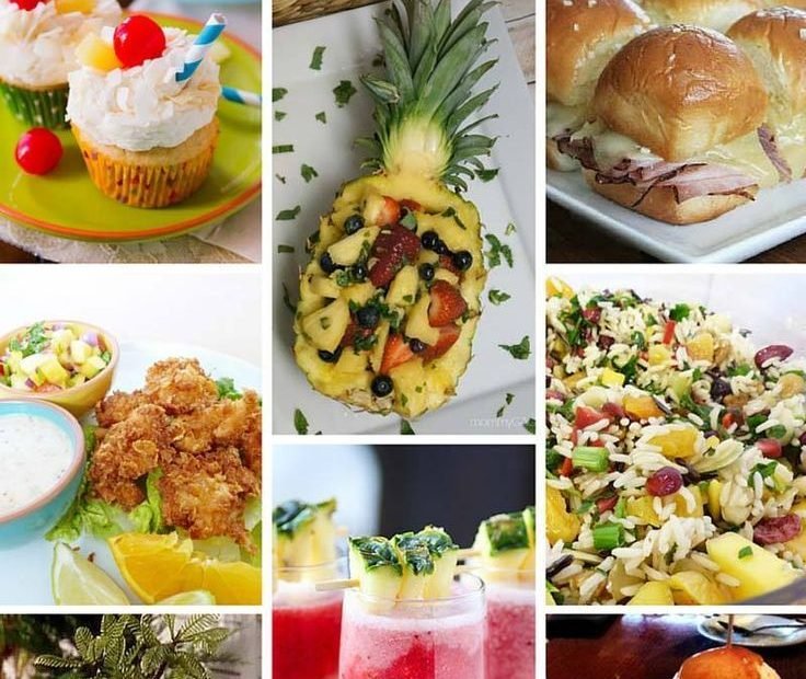 Tropical & Hawaiian Party Food Recipes | Hawaiian Party Food, Luau Party  Food, Hawaiian Food