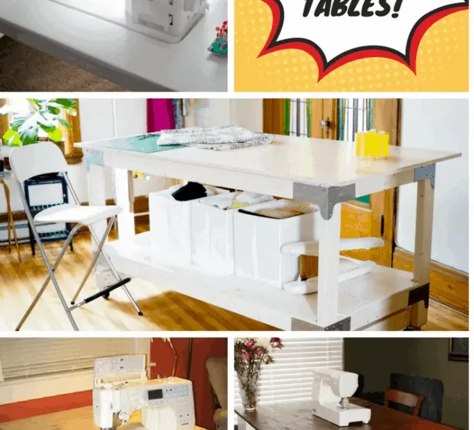 27 Artful Diy Sewing Table Plans