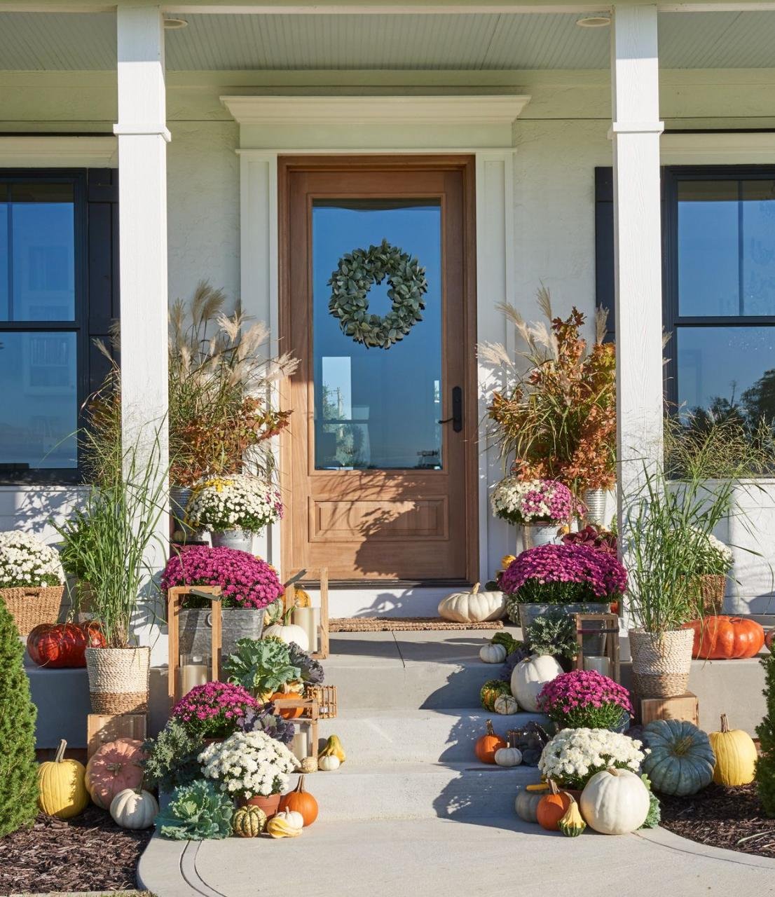 10 Front Porch Planter Ideas to Cover Your Entryway in Color 10 Front Porch Planter Ideas To Cover Your Entryway In Color