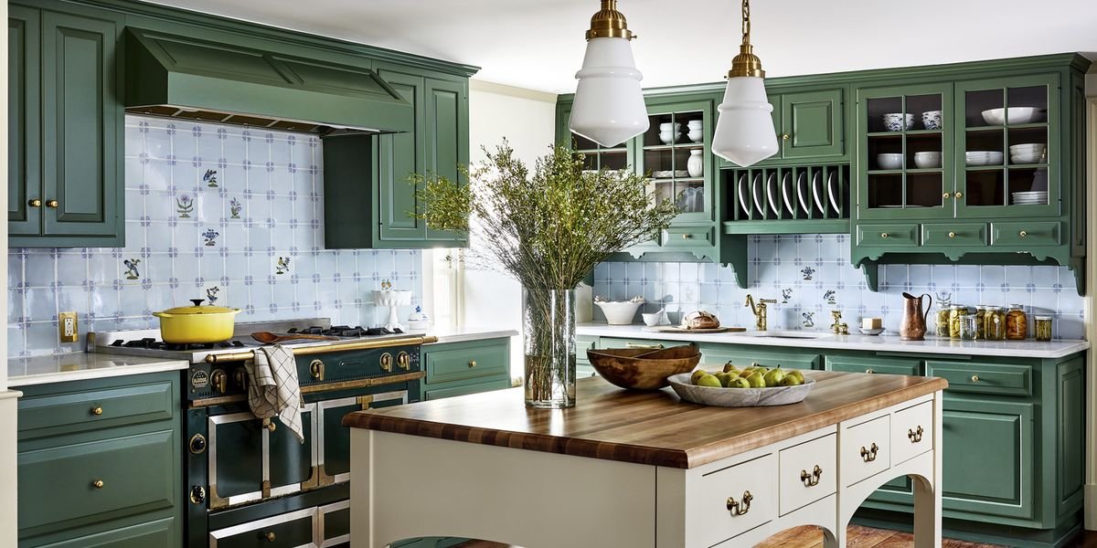 14 Green Kitchen Cabinet Ideas 2023 - Top Green Paint Colors for Kitchens 14 Green Kitchen Cabinet Ideas 2023 - Top Green Paint Colors For Kitchens