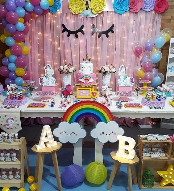 Decoración Baby Shower Unicornio - Decoracion Para Fiestas
