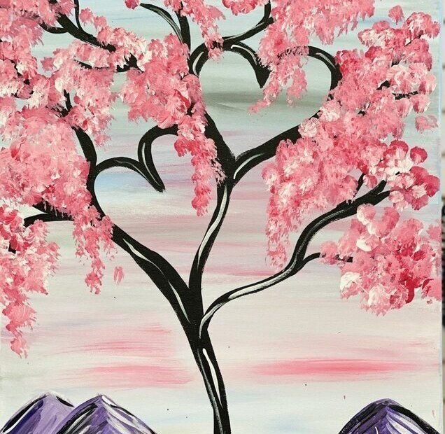 Spring Paint Party Ideas: Paint And Sip At Home
