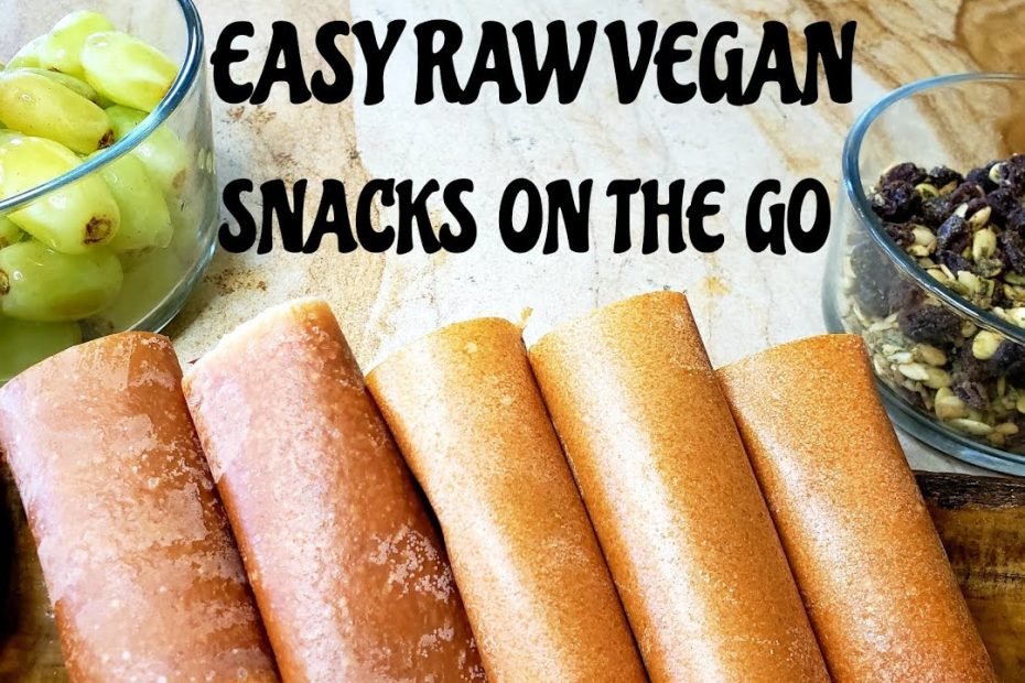 Easy Raw Vegan Snack On The Go|Coconut Wraps|Fruits|Seeds|Ellie Stefanov -  Youtube
