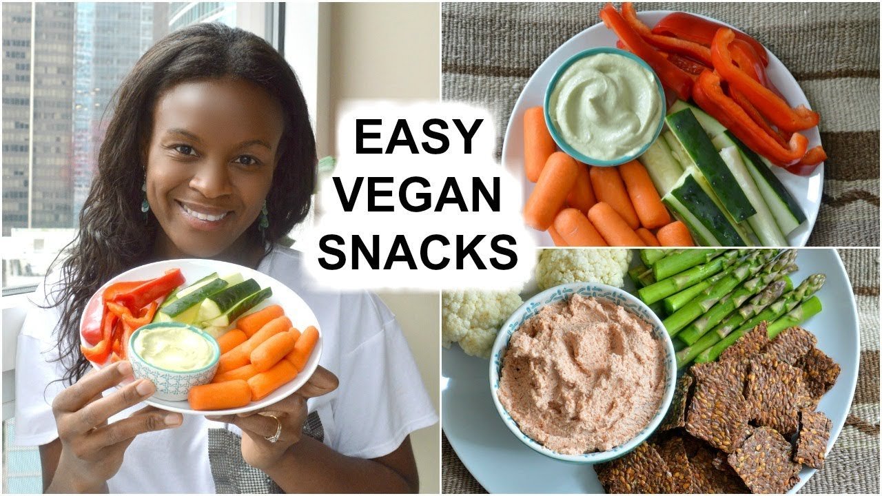 Easy Vegan Snacks for after School & Work | Raw - YouTube Easy Vegan Snacks For After School & Work | Raw - Youtube