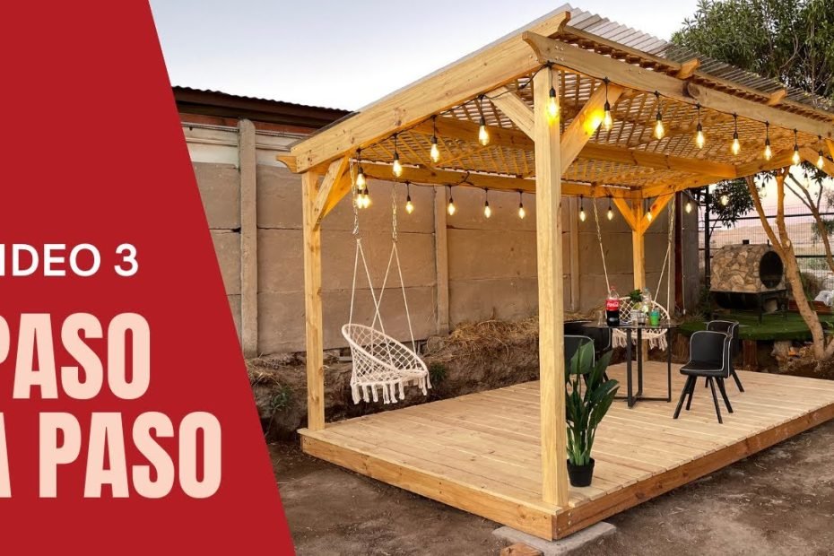 Como Construir Una Pergola De Madera - Tutorial 3 - Youtube