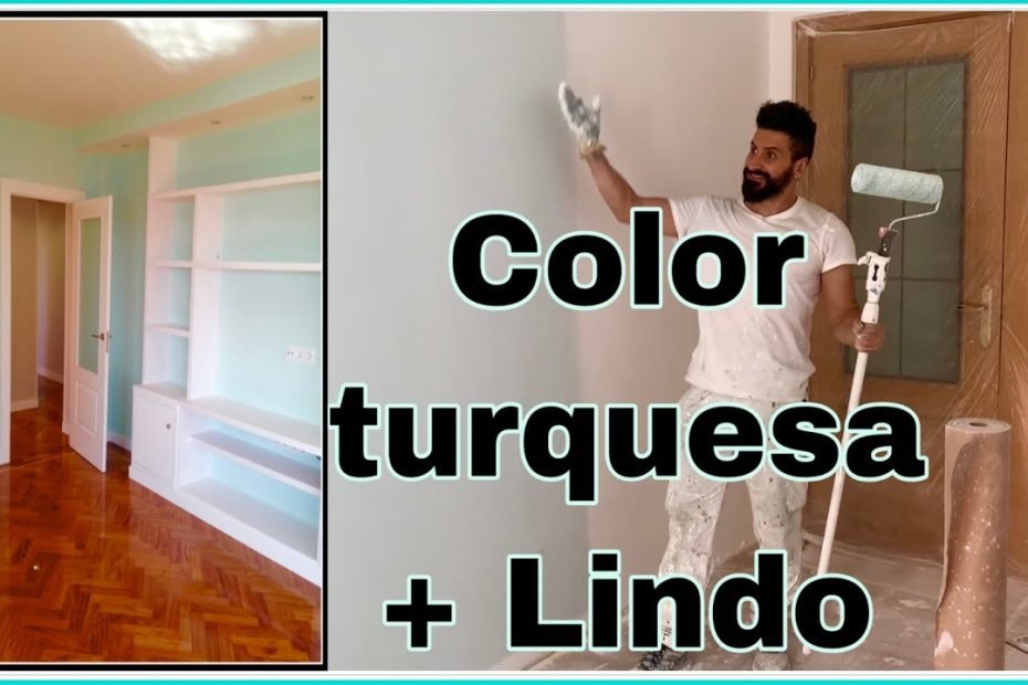 Aprende Cómo Hacer El Color Turquesa Con Pintura Plástica Para Pared-Cómo  Preparar El Color Turquesa - Youtube