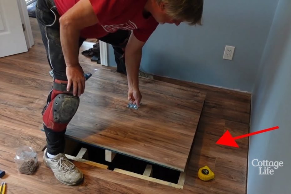 Diy Hidden Laminate Floor Hatch | Cottage Coach - Youtube