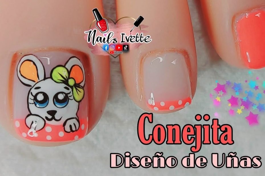 Cómo Decorar Las Uñas De Los Pies Fáciles Paso A Paso Con Conejito / Uñas  Decoradas De Los Pies 2021 - Youtube