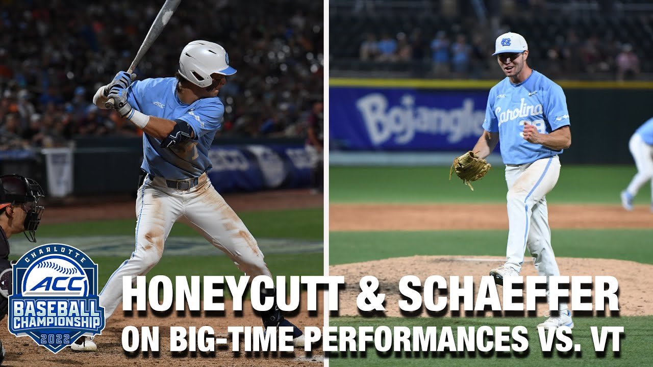 UNC's Vance Honeycutt & Brandon Schaeffer Talk Huge Win | ACC Baseball Championship - YouTube Unc'S Vance Honeycutt & Brandon Schaeffer Talk Huge Win | Acc Baseball Championship - Youtube