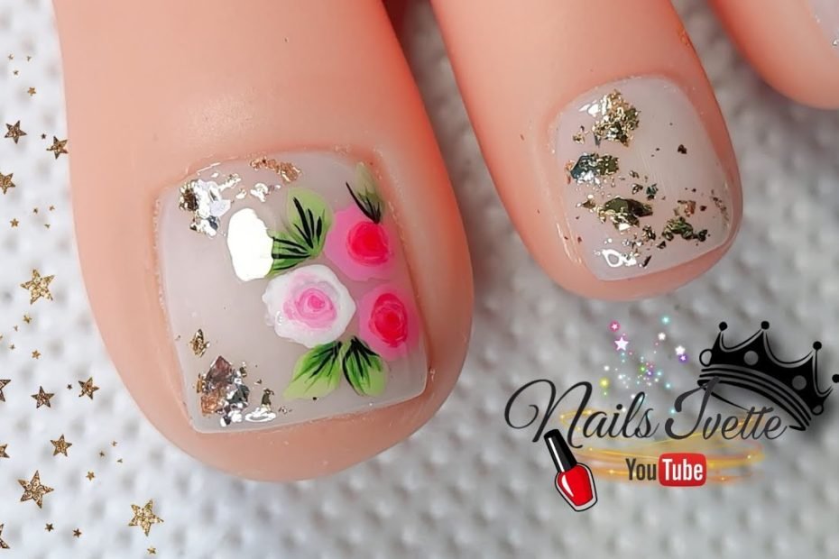 💗Uñas Decoradas Para Pie / Como Hacer Diseños Sencillos En Los Pies. 2021  🌷💗 Diseño De Uñas Rosas 💖 - Youtube