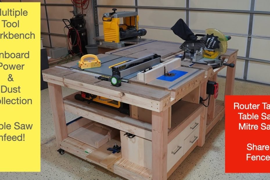 2021 Workbench Multiple Tools Share Same Fence Dewalt Table Saw Infeed -  Youtube