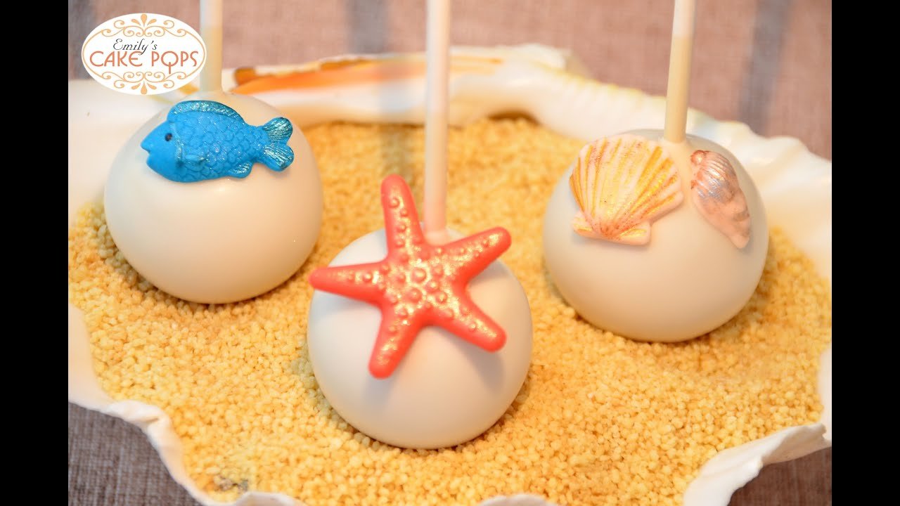 Beach Cake Pops - YouTube Beach Cake Pops - Youtube