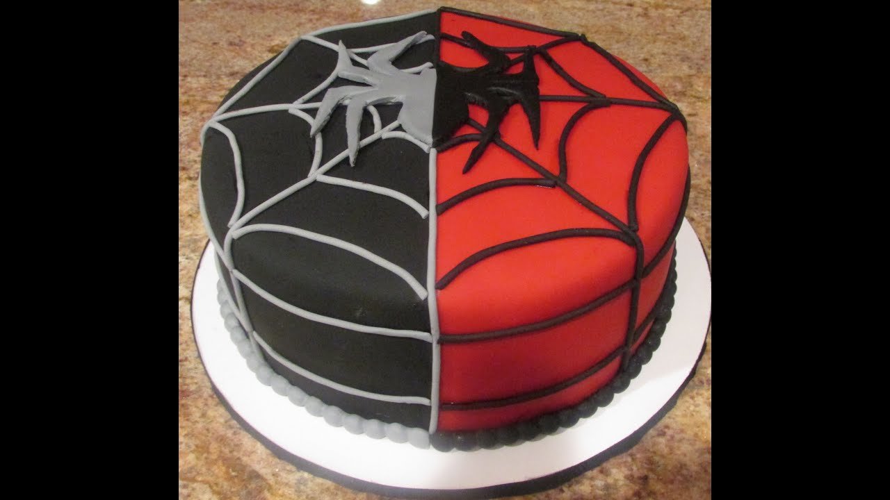 Marvel Spiderman cake - YouTube Marvel Spiderman Cake - Youtube