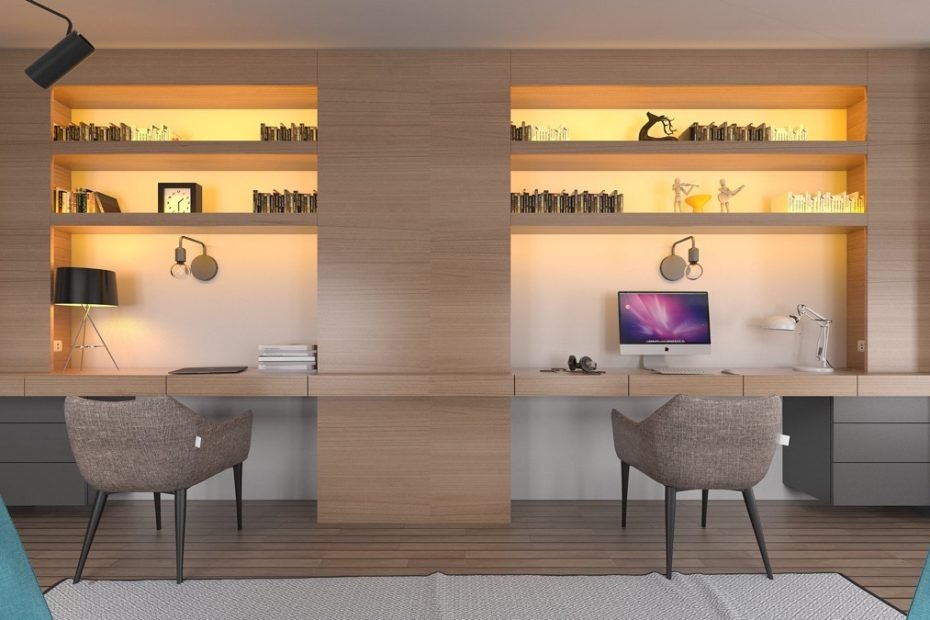 36 Inspirational Home Office Workspaces That Feature 2 Person Desks