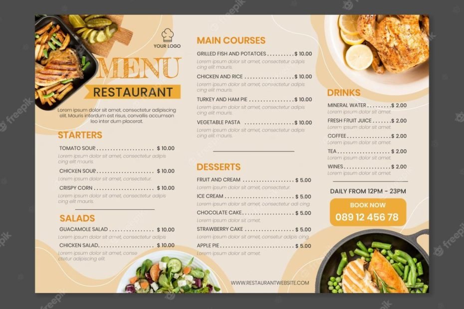 Restaurant Menu Images - Free Download On Freepik